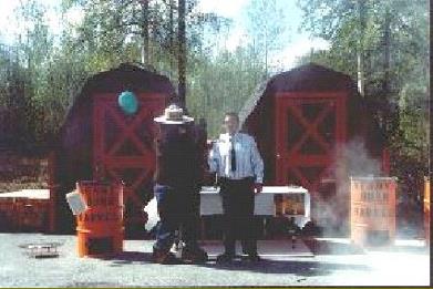 Kenny and Smokey The Bear appearing together at a local event.